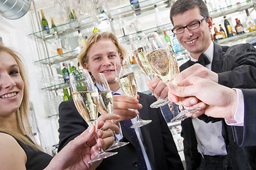 Image showing a toast on new years eve