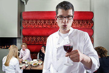 Image showing Wine waiter