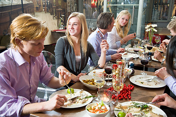 Image showing Dinnertime