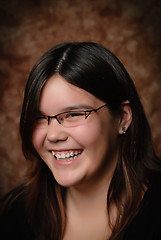 Image showing Laughing Girl Portrait