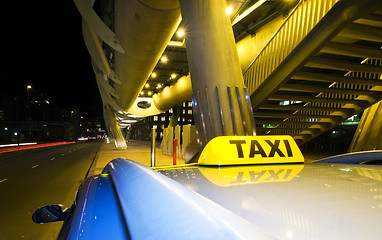 Image showing Waiting taxi