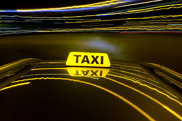 Image showing Night cab