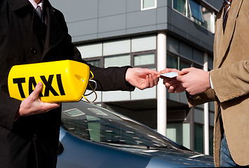 Image showing Getting the taxi license