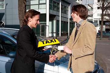 Image showing Getting the taxi license