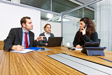 Image showing Small business team