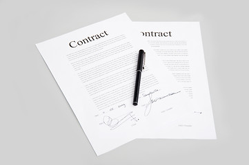 Image showing Contracts