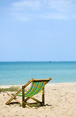 Image showing Take A nap on the beach