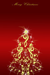 Image showing Abstract Christmas card