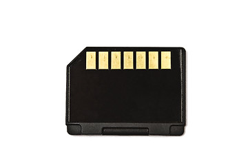 Image showing memory card on white background 