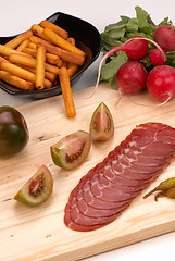 Image showing Cured raw pork loin