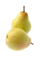 Image showing Two pears