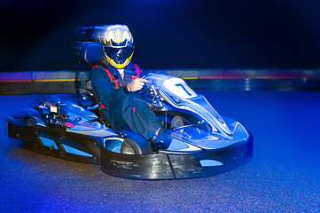 Image showing Go-Cart driver