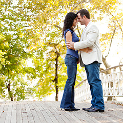 Image showing Smile Engagement Couple