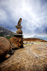 Image showing Rock Stack Sculpture