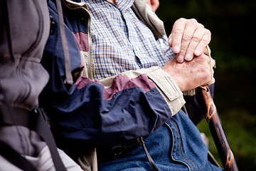 Image showing Elderly Man Outdoor