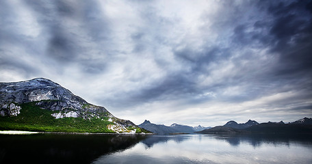 Image showing Norway Fjord Panorama