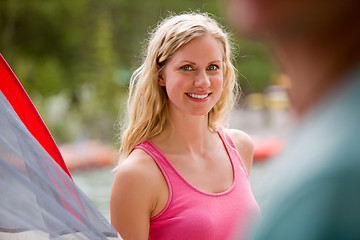 Image showing Outdoor Portrait Woman