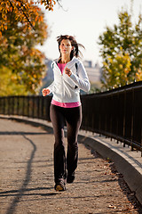 Image showing Woman Jogging