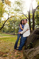 Image showing Happy Park Couple