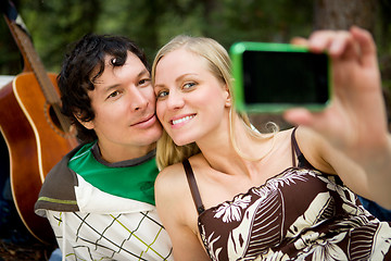 Image showing Happy Couple Self Portrait
