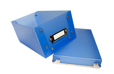 Image showing Blue Plastic Box