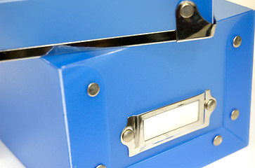 Image showing Blue Plastic Box