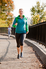 Image showing Woman Jog