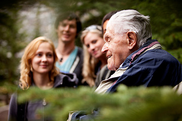 Image showing Elderly Man Group 