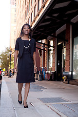 Image showing Business Woman on Street