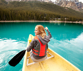 Image showing Canoe Woman Detail