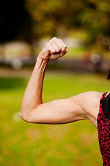 Image showing Female Bicep