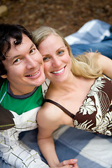 Image showing Happy Couple Picnic