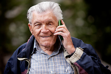 Image showing Senior Cell Phone