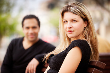 Image showing Happy French Woman