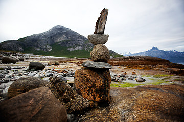 Image showing Rock Stack Sculpture