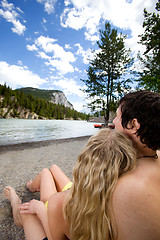 Image showing Couple Relax Banff