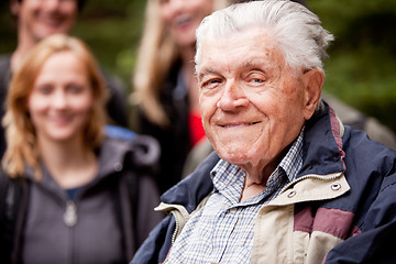 Image showing Elderly Man Outdoors