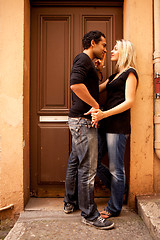 Image showing Europe Couple Flirt