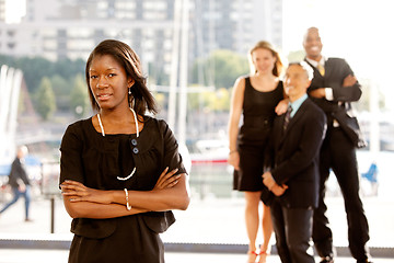 Image showing Group of Four Business People