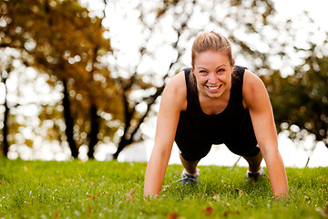 Image showing Push-Ups Exercise