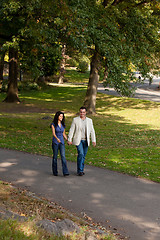 Image showing Happy Walk People