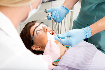 Image showing Dentist Needle Freezing