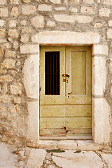 Image showing Old Wooden Door