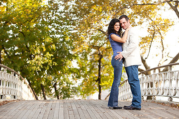 Image showing Smile Engagement Couple