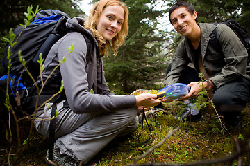 Image showing Finding a Geocache