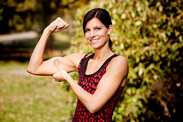 Image showing Muscle Woman