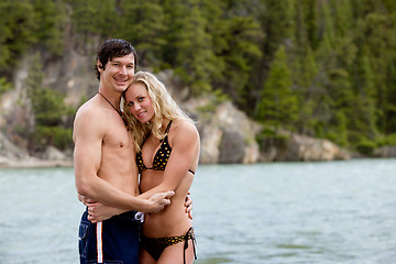 Image showing Couple Portrait on Beach