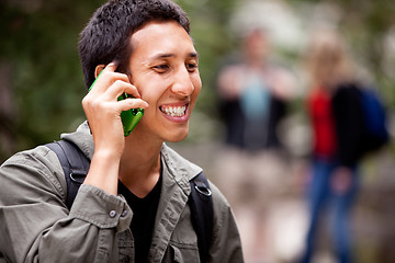 Image showing Talk Phone Outdoor