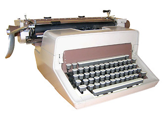 Image showing vintage typewriter