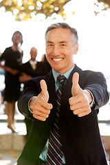 Image showing Two Thumbs Up